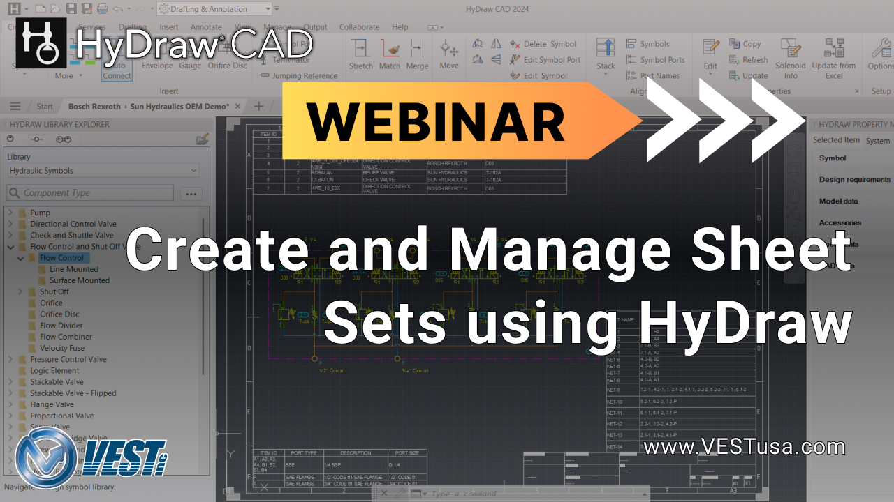 Create and Manage Sheet Sets using HyDraw